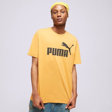 Тениска Puma Ess Logo Tee Жълто | 58666727, 0