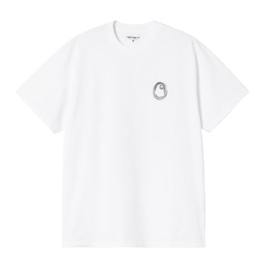 Тениска Carhartt WIP Short Sleeve Charms T-Shirt Бяло | I034410_9, 2