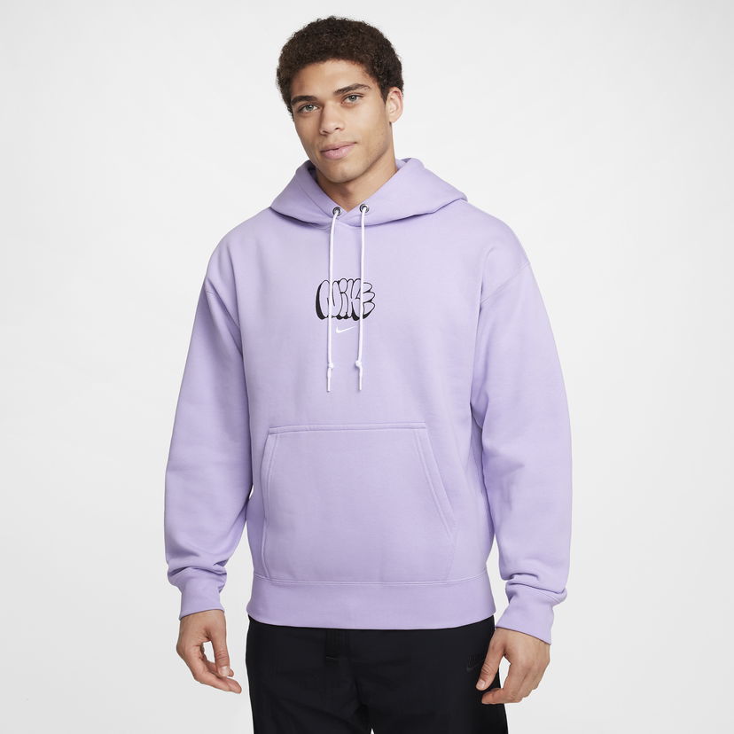 Суитчър Nike Fleece Hoodie Лилаво | HQ4181-515