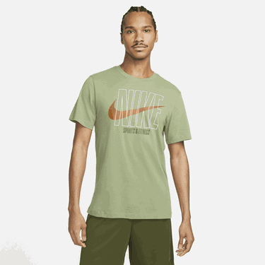 Тениска Nike Dri-FIT Fitness Tee Зелено | DZ2751-386, 0