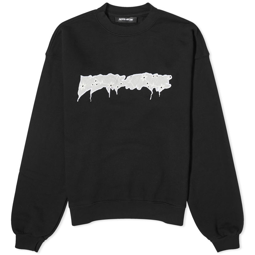 Суитчър Fucking Awesome Doily Stamp Crew Sweat Черно | FA1898-BLK