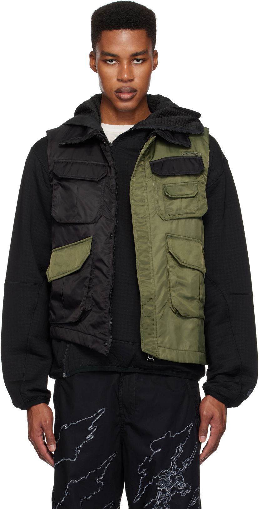 Жилетка Maharishi Padded Flight Vest Зелено | 5275