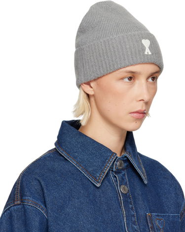 Шапка AMI Alpaca Striped Ami De Coeur Beanie Сиво | H25UBO005.KN0135, 1