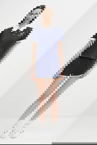 Комплект Sporty & Rich Crown 70S Pique Polo Shirt and Shorts Set Тъмно синьо | TO057621304BL107, 4