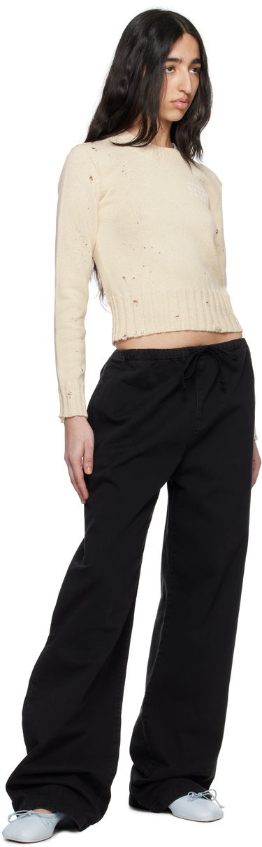 Спортни панталони Maison Margiela MM6 Maison Margiela Bull Wide-Leg Pants Черно | S62KB0235 S30653, 3