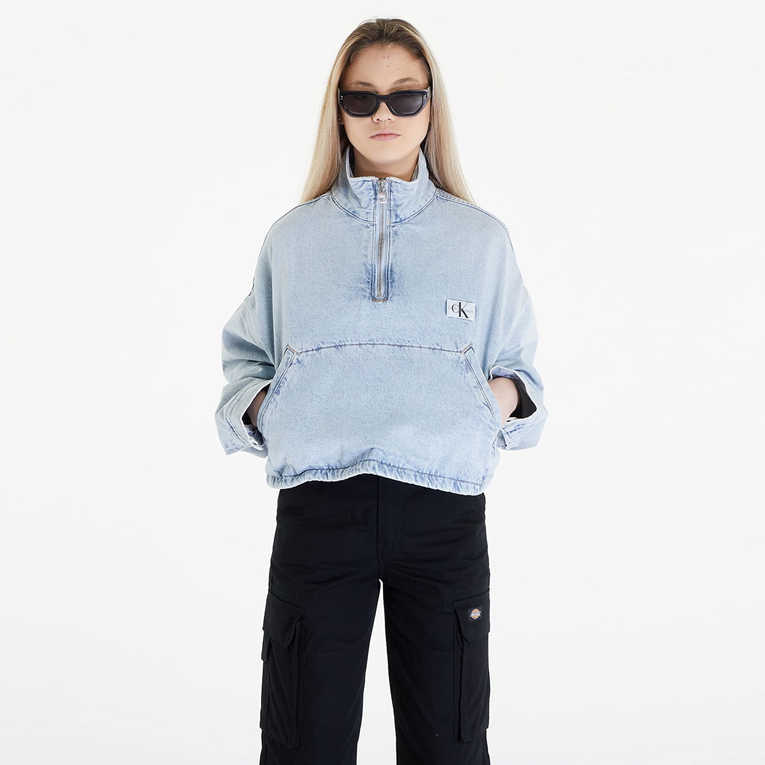 Яке CALVIN KLEIN Denim Pop Over Denim Синьо | J20J223298 1AA, 0
