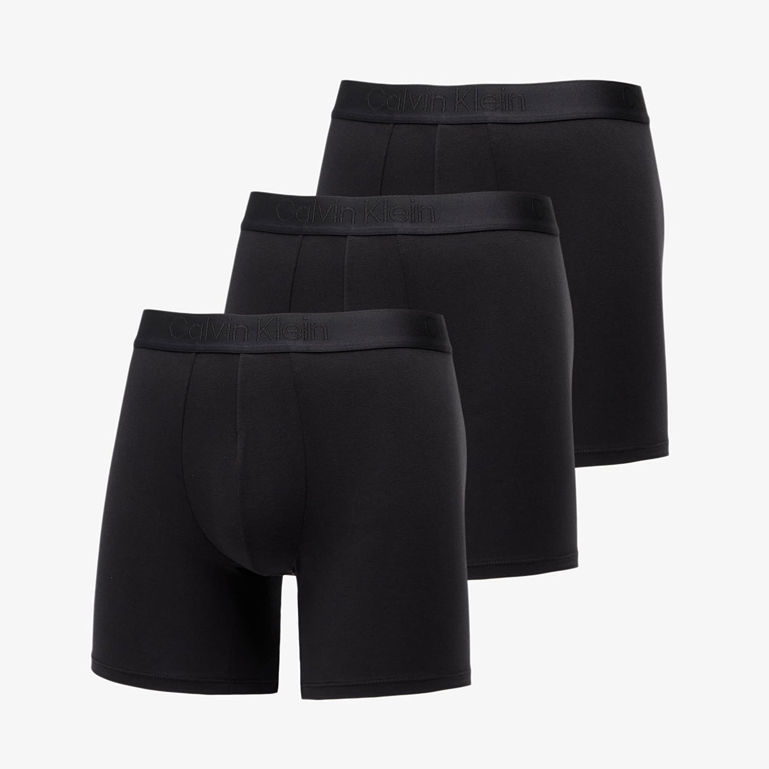 Боксерки CALVIN KLEIN Boxer Brief 3-Pack Black Черно | NB3652A UB1, 0
