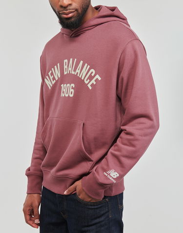 Суитчър New Balance Hoodie Бургунди | MT33553-WAD, 4