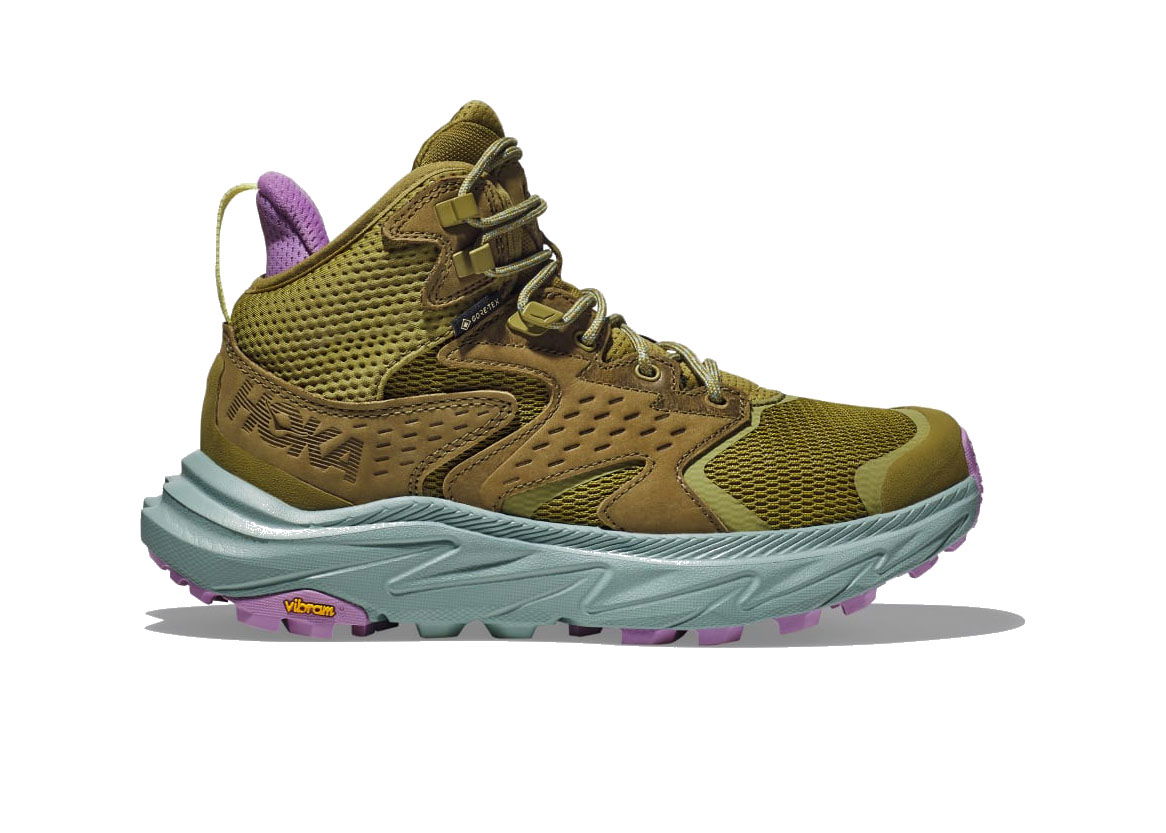 Кецове и обувки Hoka One One Anacapa 2 Mid Gore Tex Green Moss Agave (Women's) Жълто | 1142831-GMAG, 0
