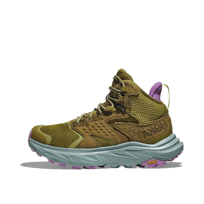 Кецове и обувки Hoka One One Anacapa 2 Mid Gore Tex Green Moss Agave (Women's) Жълто | 1142831-GMAG