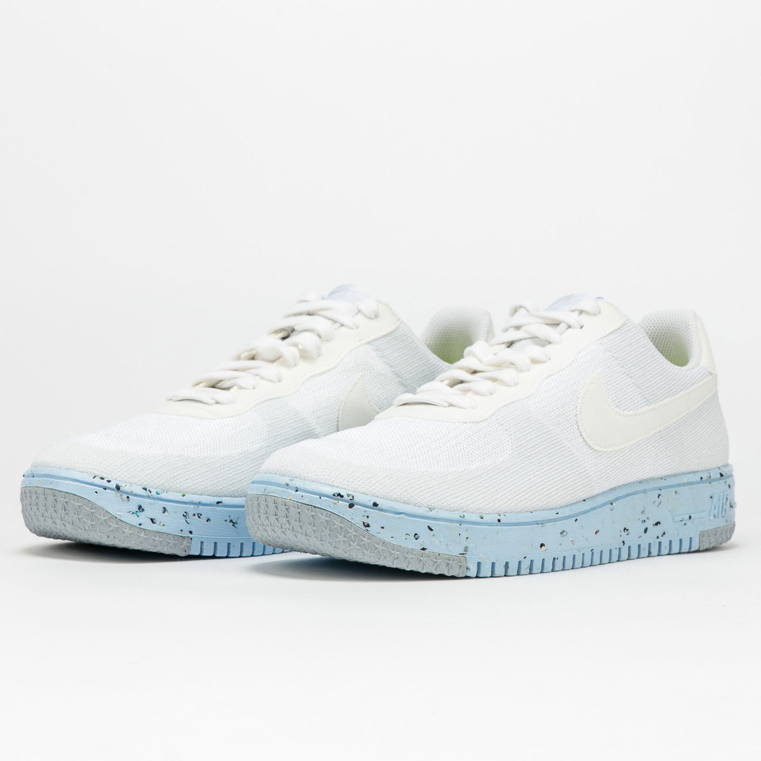 Кецове и обувки Nike Air Force 1 Crater Flyknit Бяло | DC7273-100, 1