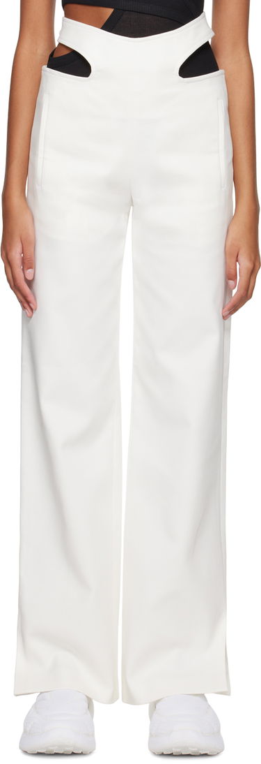 Панталони Dion Lee Dion Lee Y-Front Buckle Trousers Бяло | C2099R23, 0