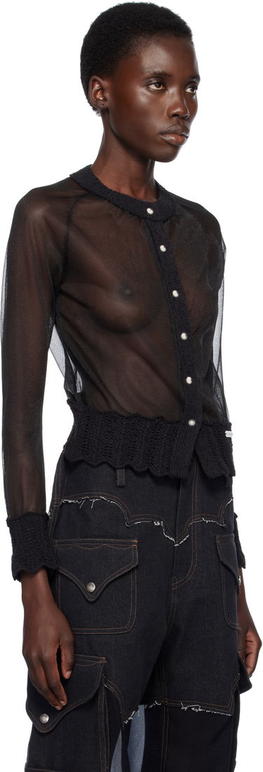Пуловер Andersson Bell Andersson Bell Sheer Knit Cardigan Черно | atb1327w, 1