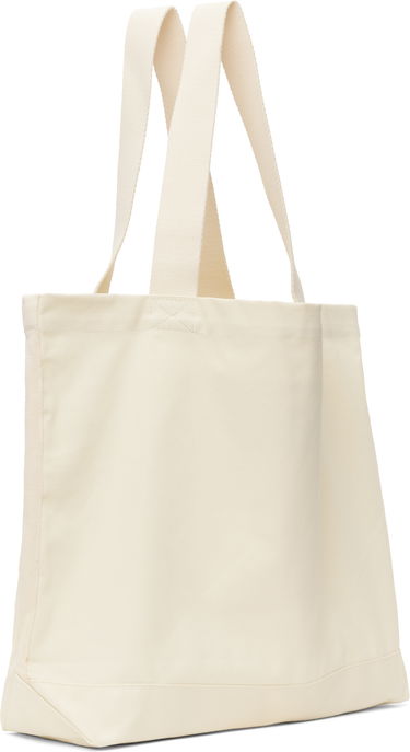 Голяма пазарска чанта MAISON KITSUNÉ Maison Kitsuné Handwriting Tote Bag Черно | OW05124WW9042, 4