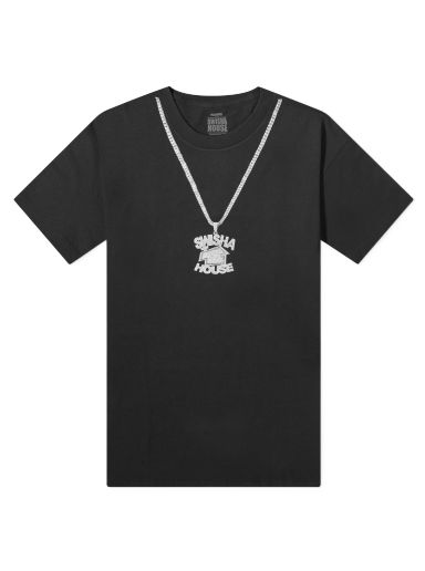 Тениска Pleasures Swishahouse Chain T-Shirt Черно | P23F055-BLK