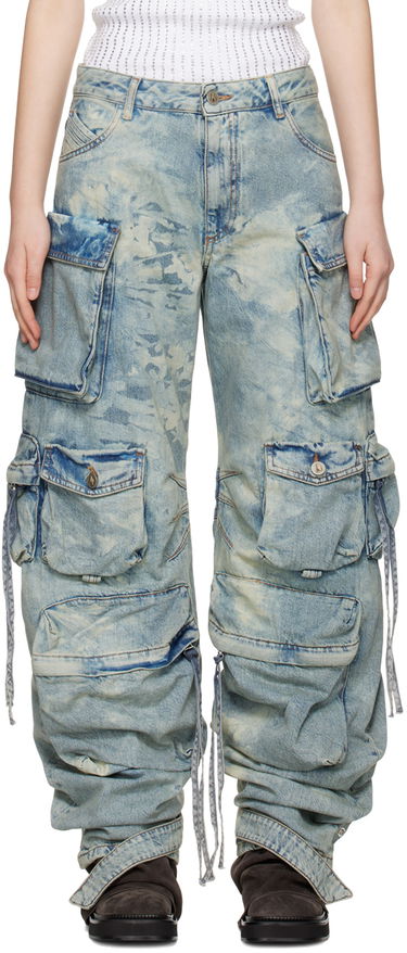Карго панталони The Attico Attico Fern Cargo Jeans Синьо | 248WCP84 D090, 0