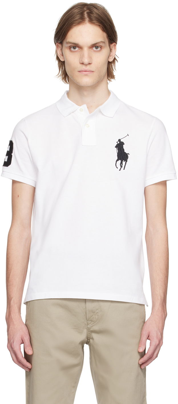Поло тениска Polo by Ralph Lauren Polo Ralph Lauren Big Pony Polo Бяло | 710688969003, 0