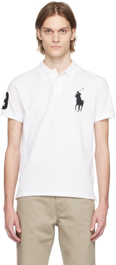 Поло тениска Polo by Ralph Lauren Polo Ralph Lauren Big Pony Polo Бяло | 710688969003, 0