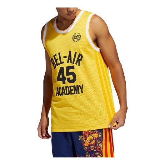 Фланелка adidas Originals Adidas x Bel-Air Academy Crossover Basketball Vest Жълто | HB4256