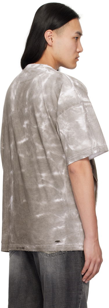 Тениска We11done We11done Muddy 4 Sleeves T-Shirt Сиво | WD-TT0-25-732-U-BK, 2
