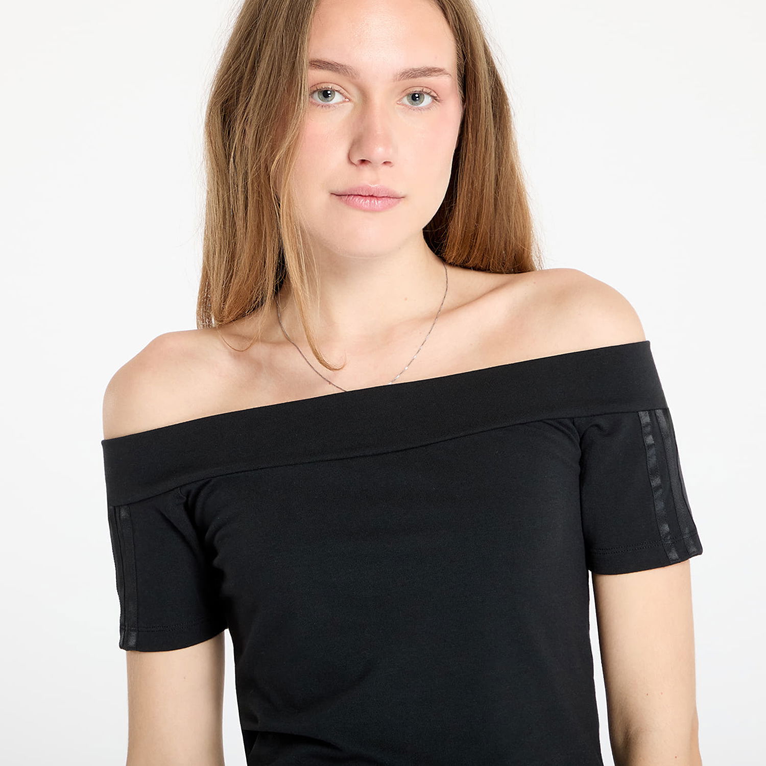 Тениска adidas Performance Adicolor Bandeau Off-The-Shoulder Tee Черно | JV9742, 1