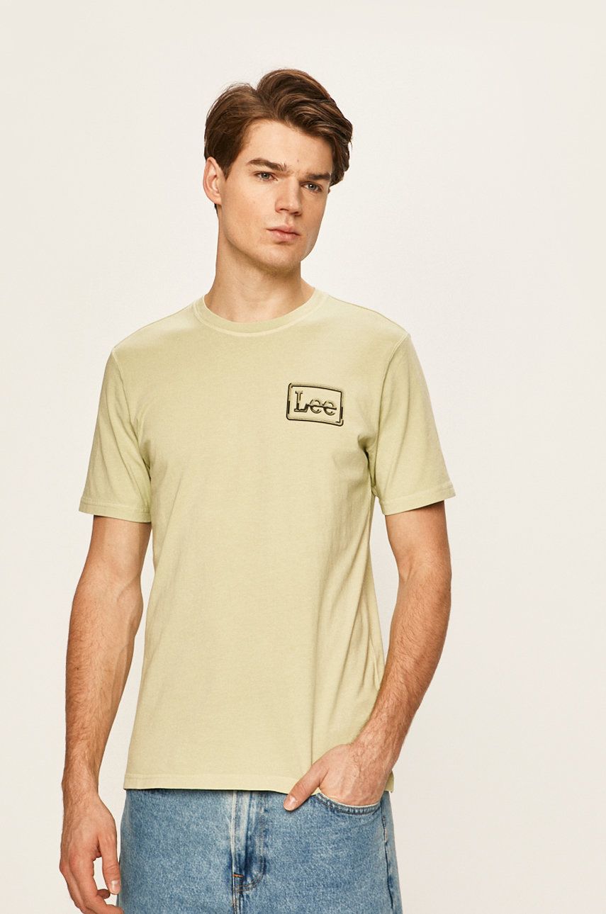 Тениска Lee Tee Тюркоазено | L60KETNK, 0