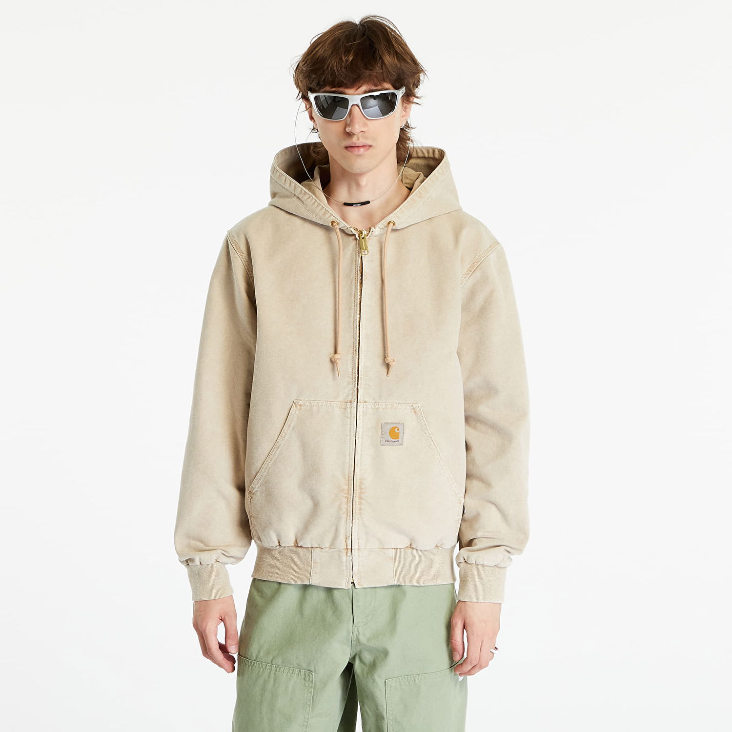 Яке Carhartt WIP Active Jacket Dusty Hamilton Brown Faded Кафяво | I031523.07EFH, 0