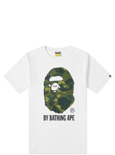 Тениска BAPE A Bathing Ape Color Camo By Bathing Ape Tee Бяло | 001TEI801014M-WGR