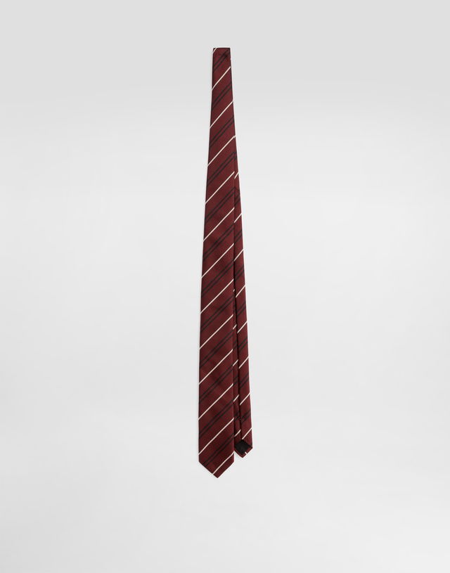 Dolce & Gabbana Jacquard Striped Tie