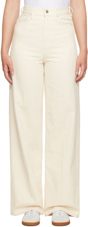 Дънки TOTEME TOTEME Wide Leg Jeans Бяло | 242-WRB2429-FB0083, 0