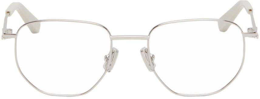 Слънчеви очила Bottega Veneta Round Glasses Сиво | BV1301O, 0