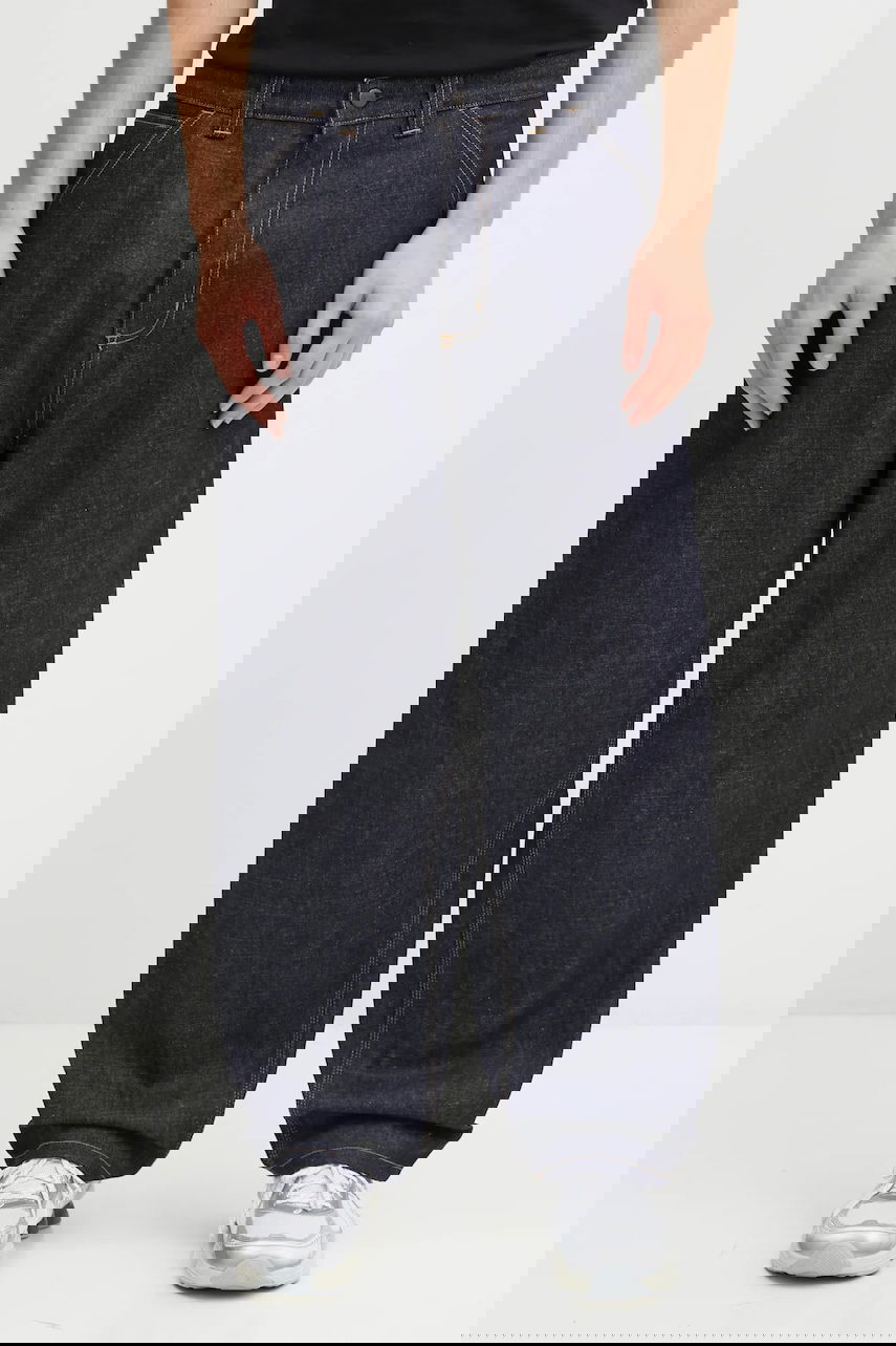 Дънки Carhartt WIP OG Single Knee Wide-Leg Jeans Тъмно синьо | I034871.101, 0