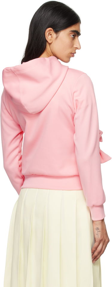 Суитчър Comme des Garçons Girl Polyester Jersey Bow Hoodie Розово | NN-T002-051, 2
