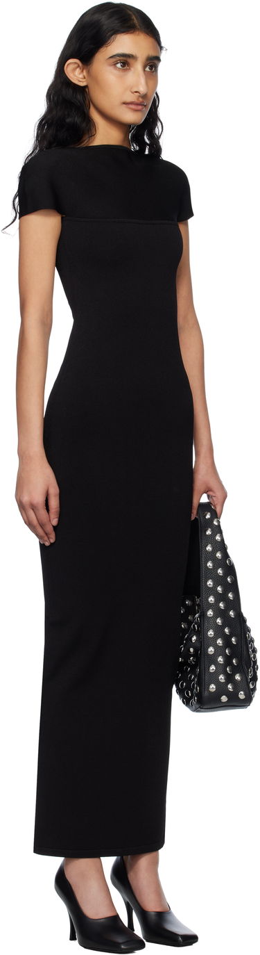 Pокля Khaite Khaite Basile Maxi Dress Черно | 9724439, 1