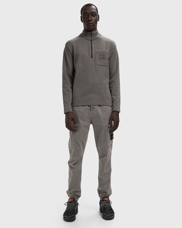 Пуловер C.P. Company Half Zip Knit Sweater Сиво | 19CMKN236A110432A-921, 1