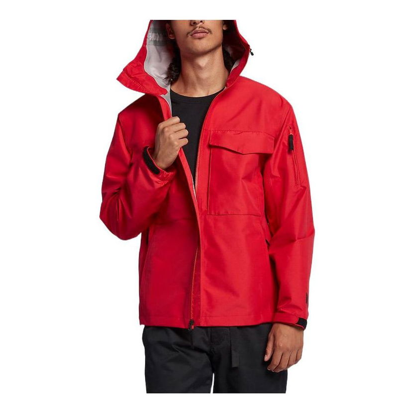 Дъждобран Nike Lab Collection Hooded Jacket Червено | AA1135-688