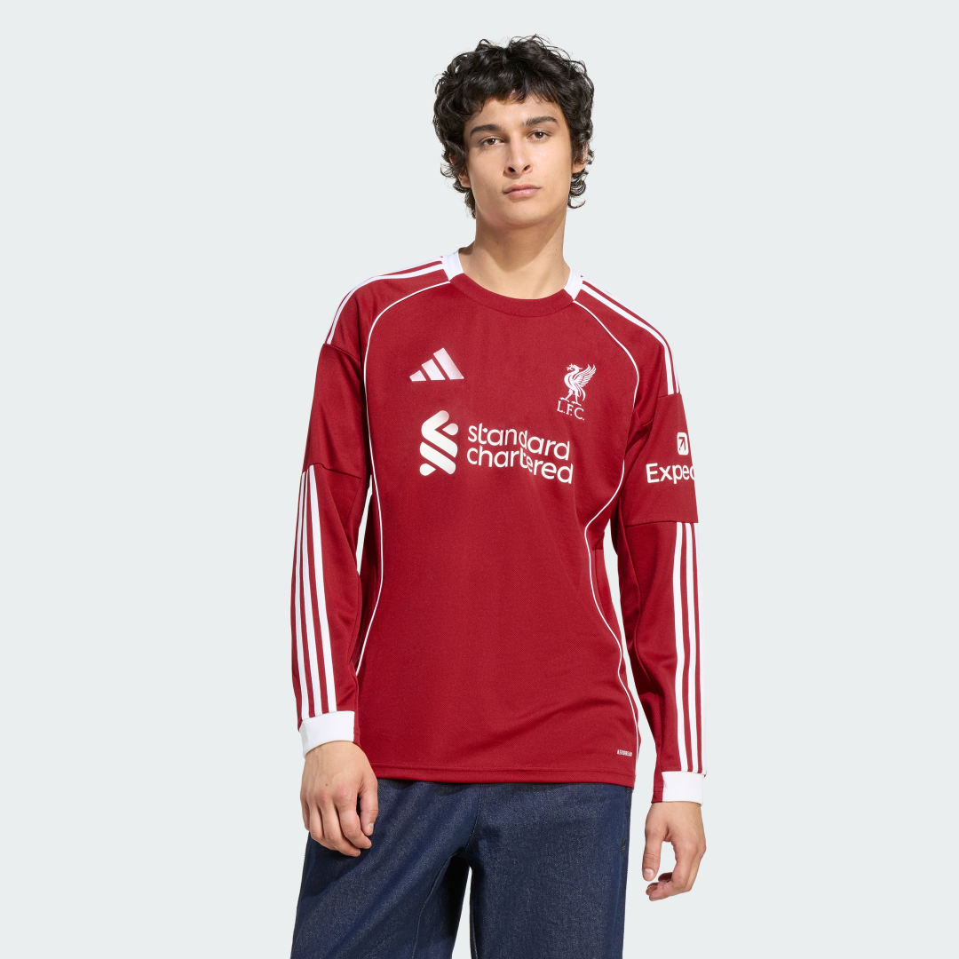 Фланелка adidas Performance Liverpool FC 25/26 Home Jersey Long Sleeve Червено | JV6456, 0