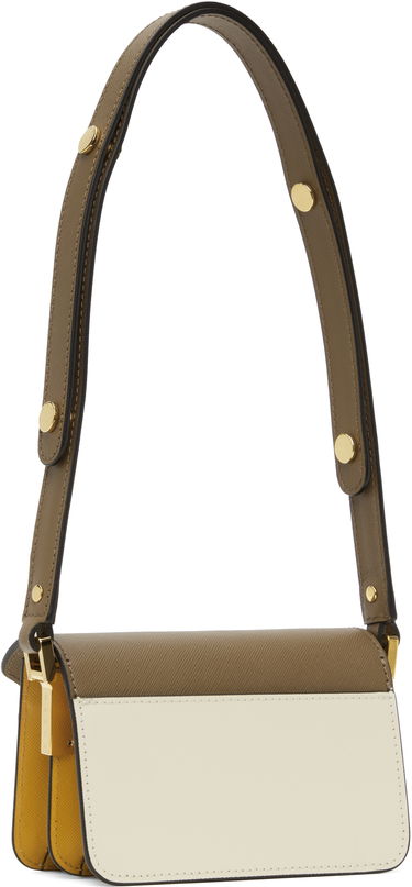 Чанта през рамо Marni Marni Kids Two-Tone Trunk Bag Бежово | M00998, 2