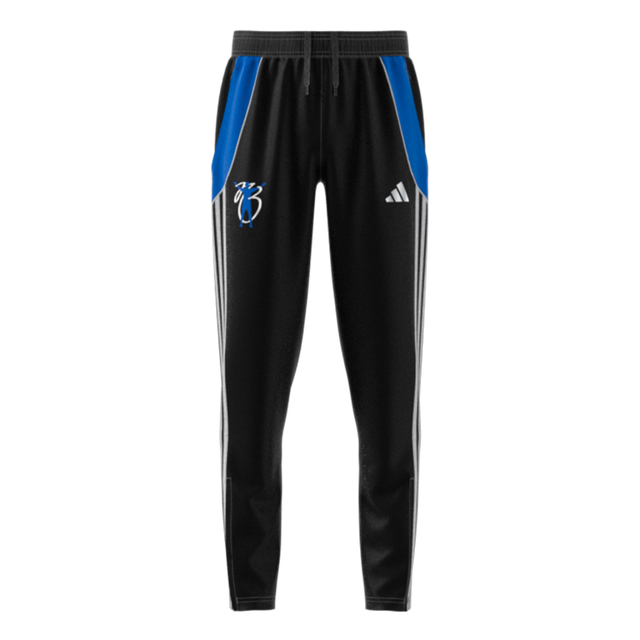 Training Track Pants with B3 Logo, Side Stripes and Blue Panels