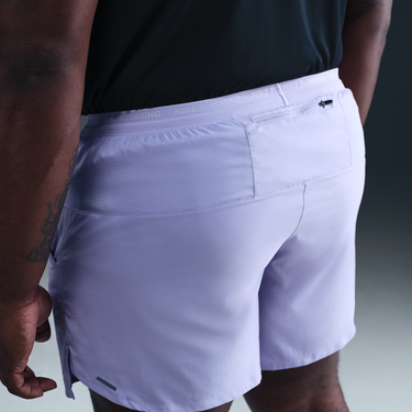 Къси панталони Nike 7" Dri-FIT Stride Running Shorts with Liner Лилаво | DM4761-515, 4