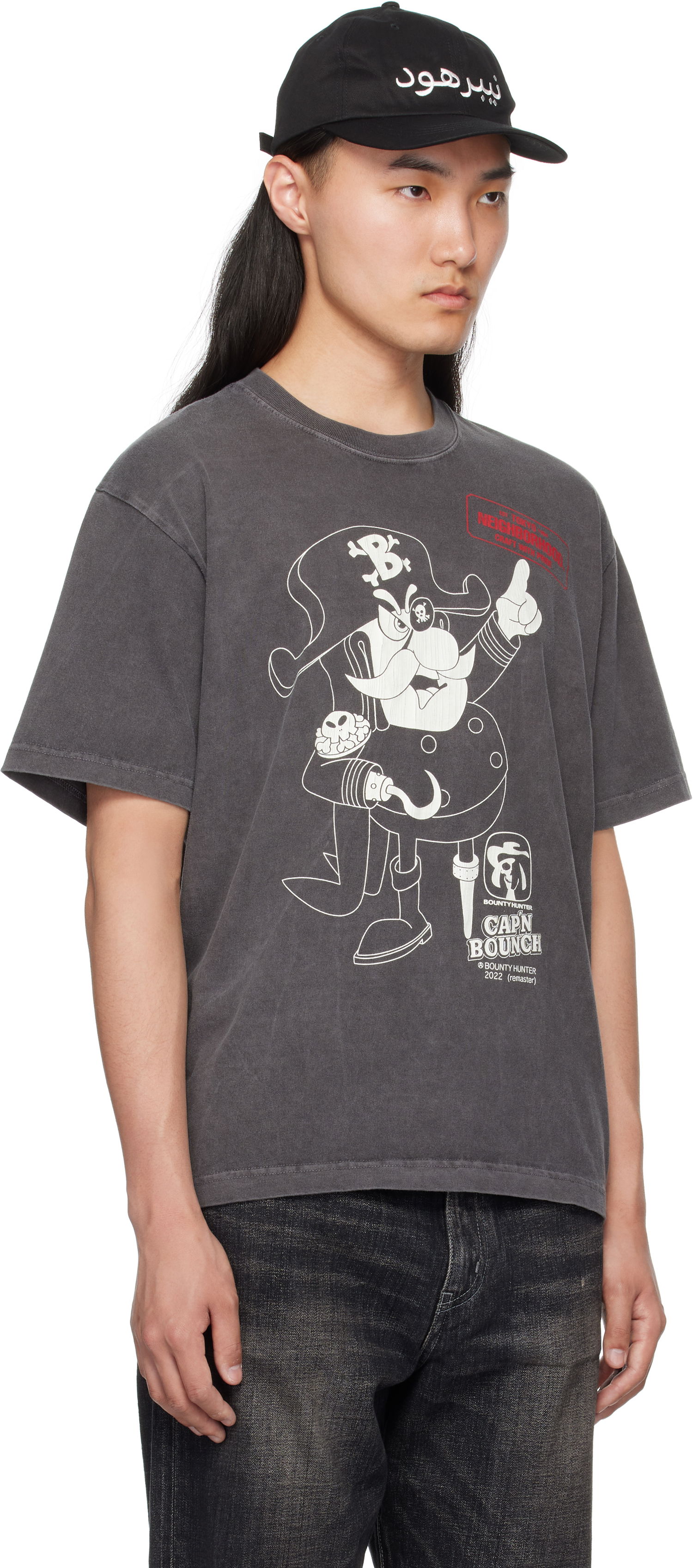 Тениска Neighborhood BOUNTY HUNTER Edition Graphic T-Shirt Сиво | 251PCBHN-ST01, 1