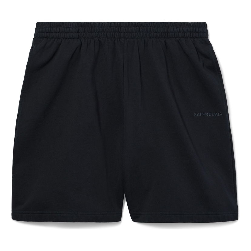 Къси панталони Balenciaga Sweat Shorts Черно | 676137TRVM61041