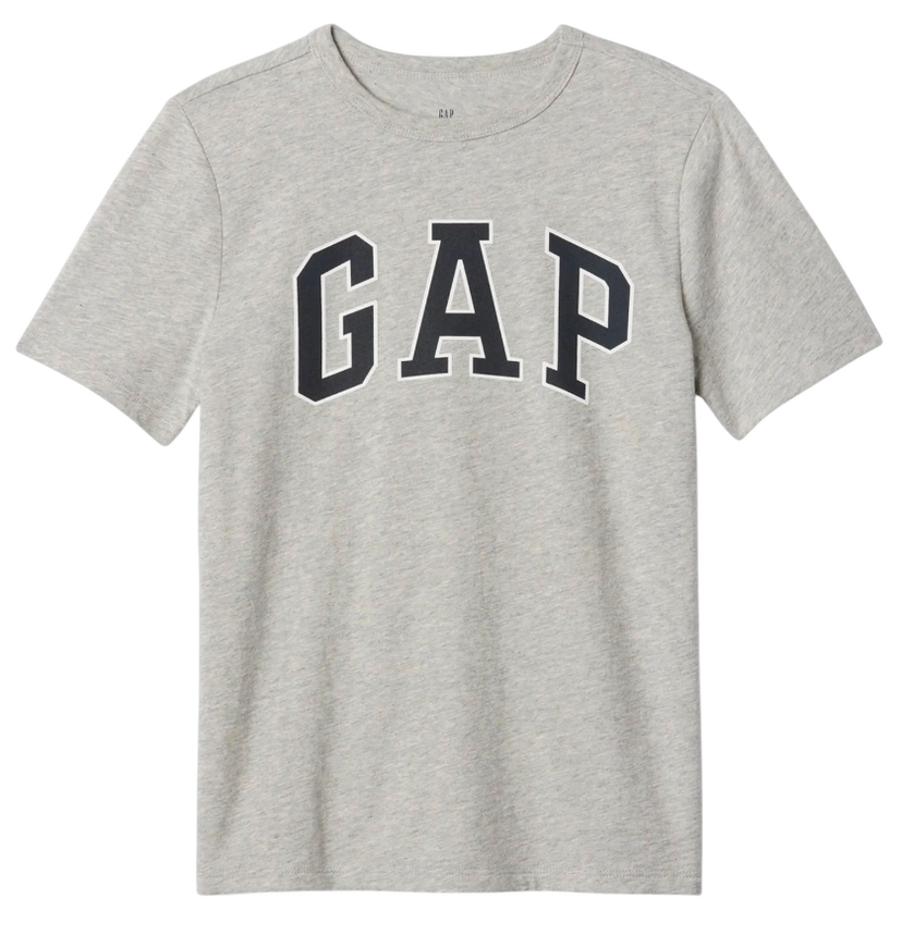 Тениска GAP T-Shirt GAP Basic Logo Сиво | 708370-01