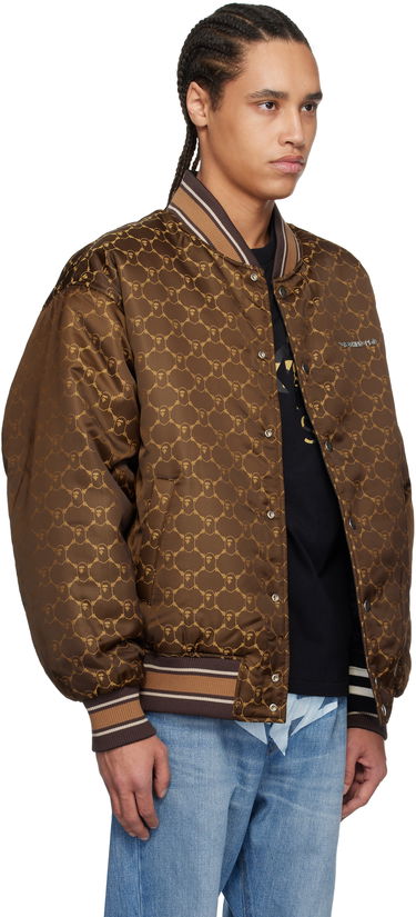 Яке бомбър BAPE BAPE ABC Camo Jacquard Reversible Bomber Jacket Кафяво | 001HJL301301M, 1