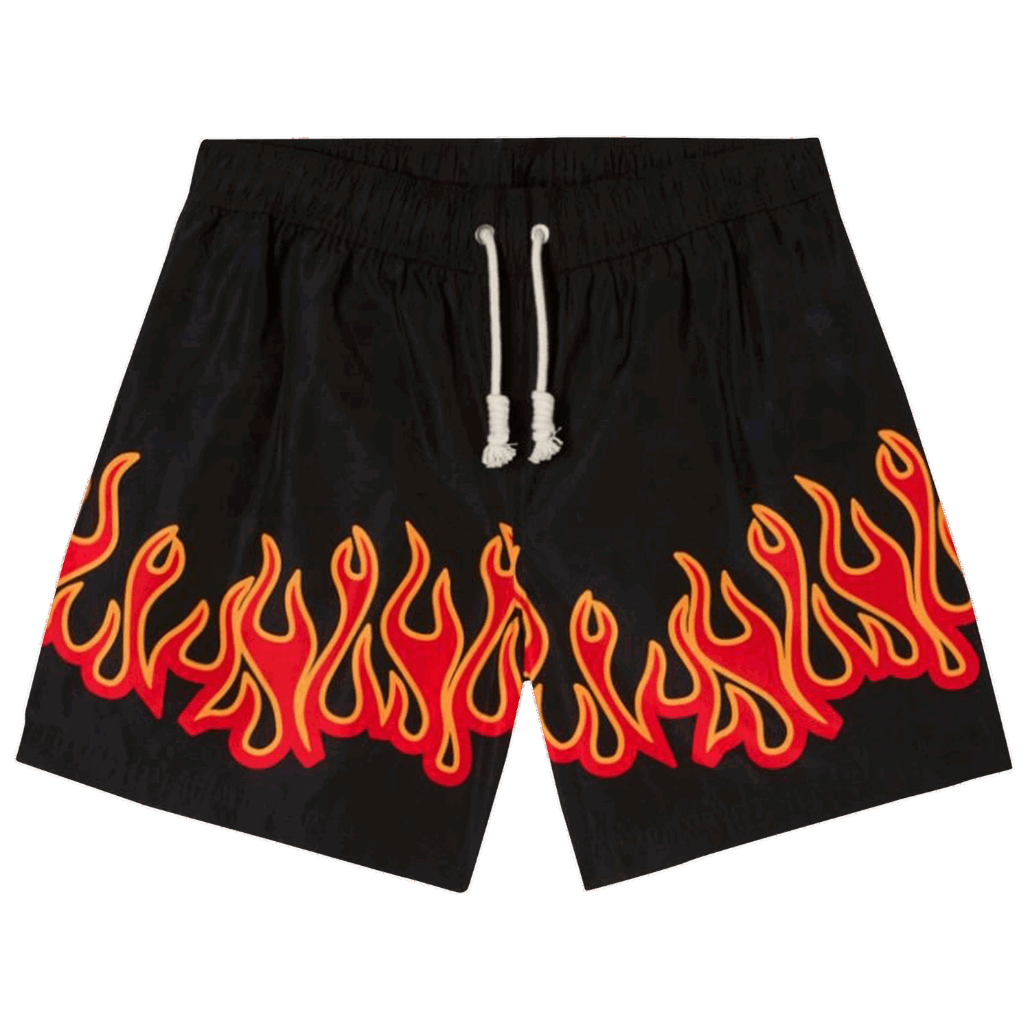 Бански Palm Angels Burning Flames Print Swim Short Черно | PMFA011F22FAB0011025, 0