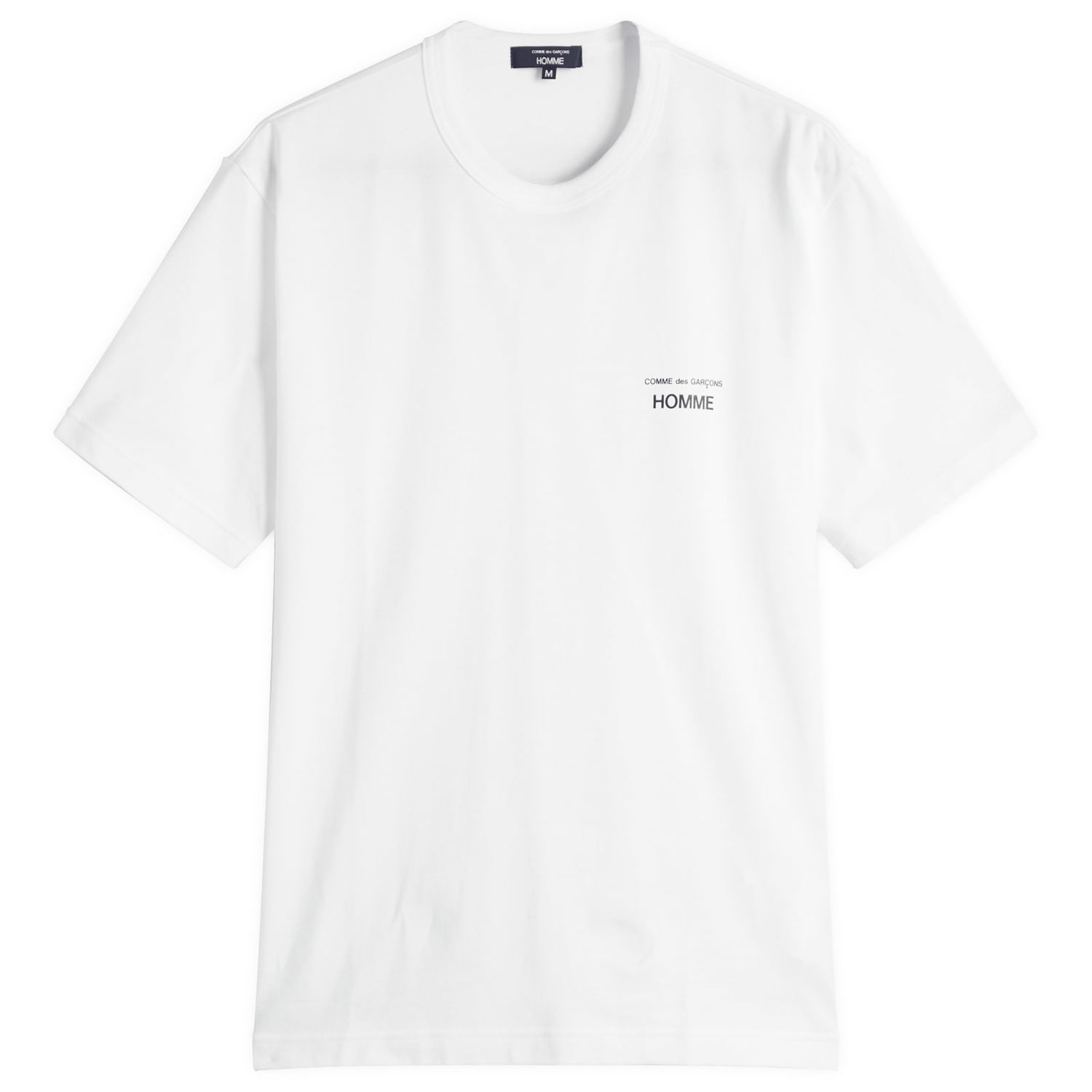 Тениска Comme des Garçons Homme Logo T-Shirt, Size Large Бяло | HP-T101-W25-3, 1