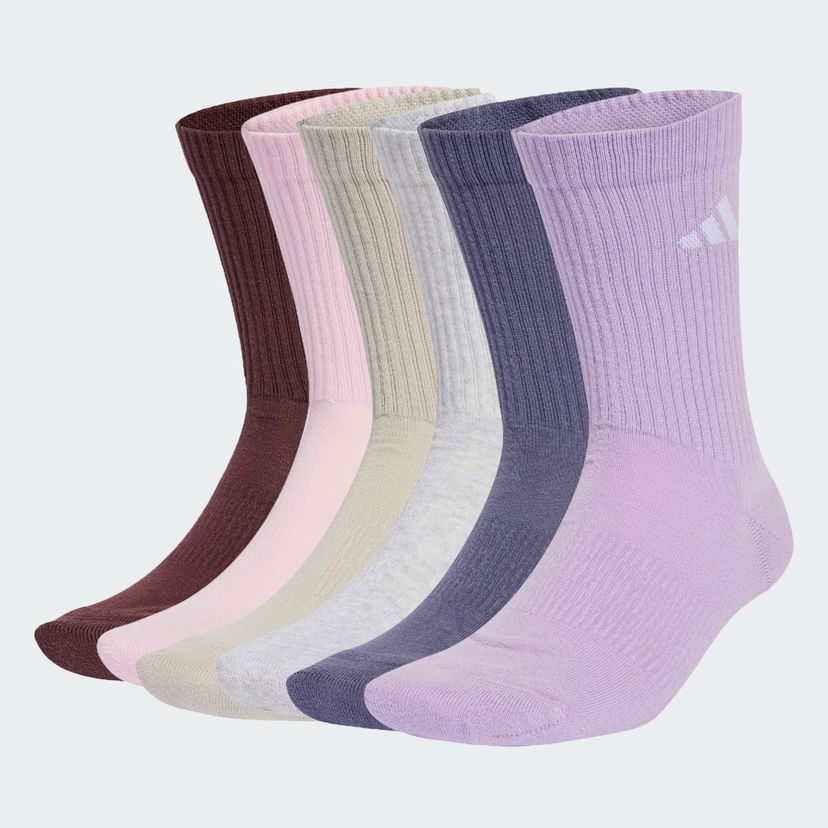 Чорапи adidas Performance Cushioned Crew Socks - 6 Pairs Лилаво | JW6009