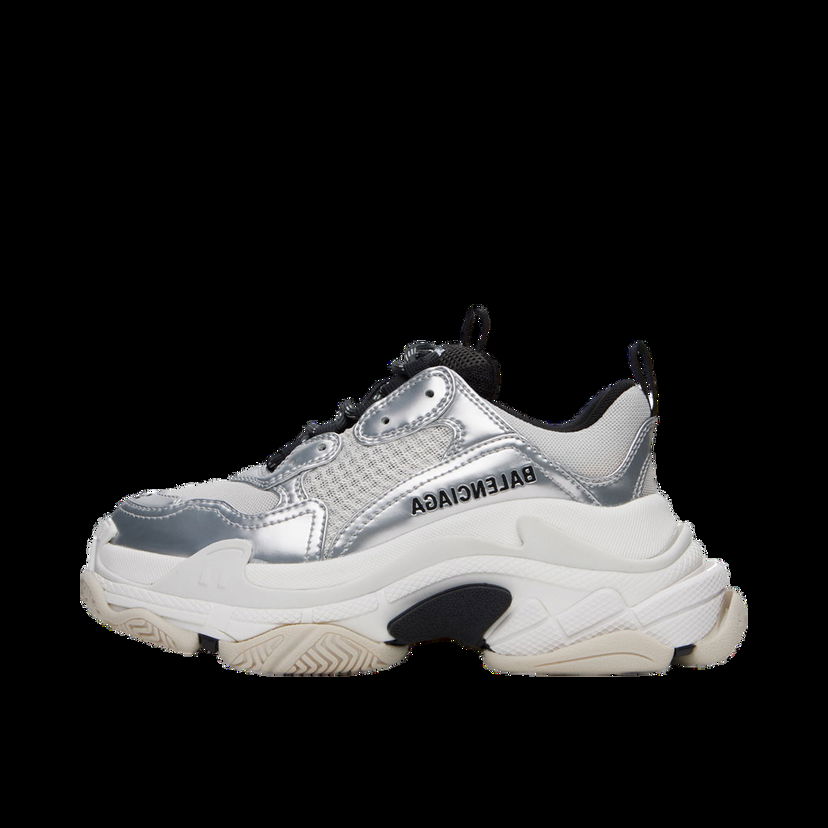 Кецове и обувки Balenciaga Triple S "White Silver" Сиво | 524039 W2FWM