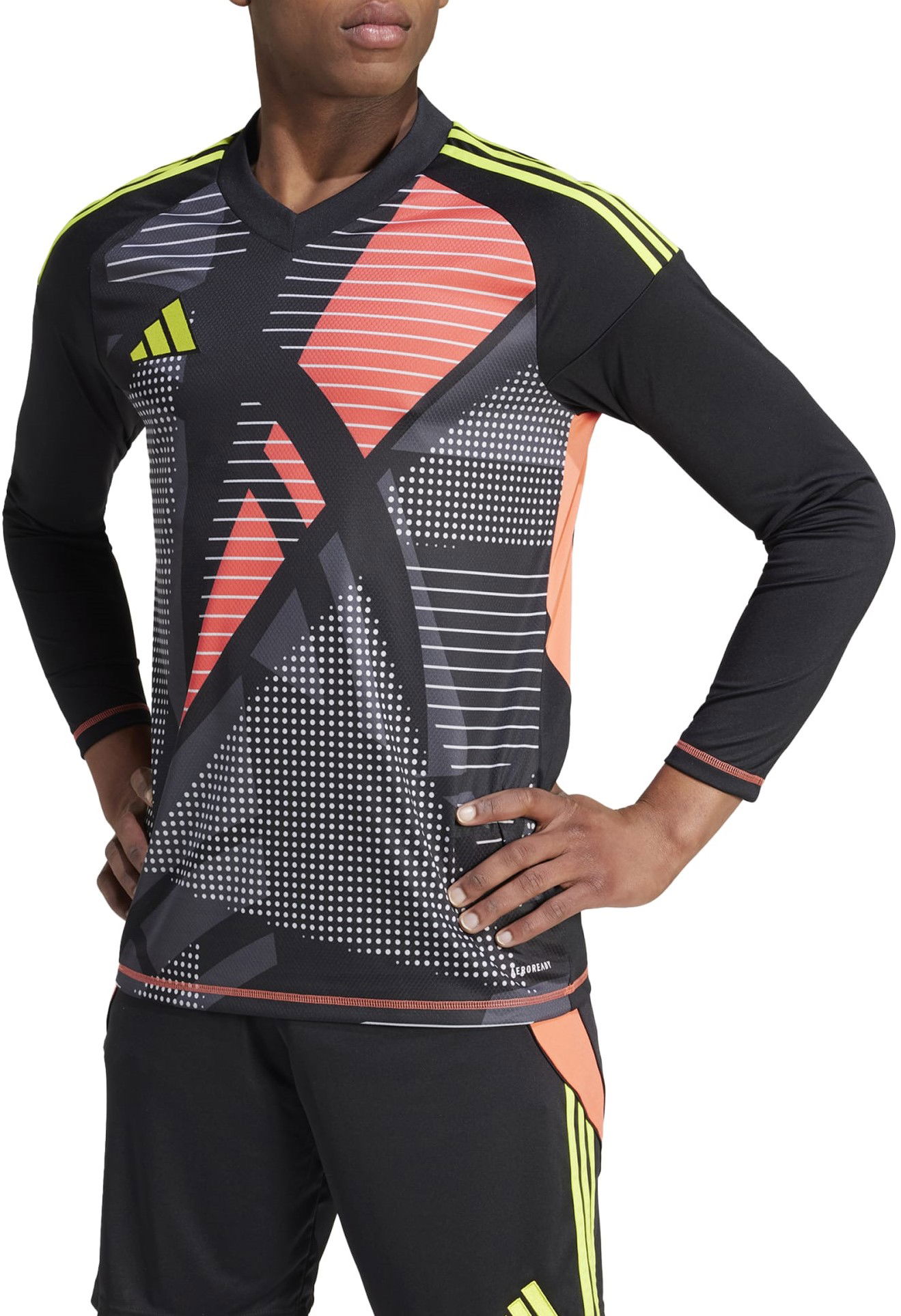 Фланелка adidas Originals Dres s dlouhým rukávem adidas T24 C GK JSY L Черно | in0405, 0