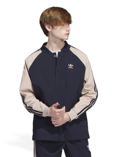 Яке бомбър adidas Originals SST Woven Jacket Тъмно синьо | IC5543